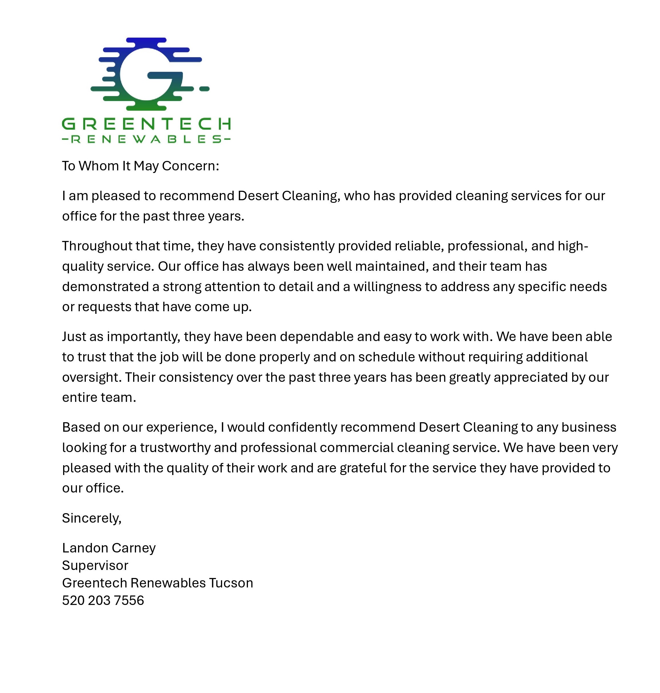 Greentech Renewables